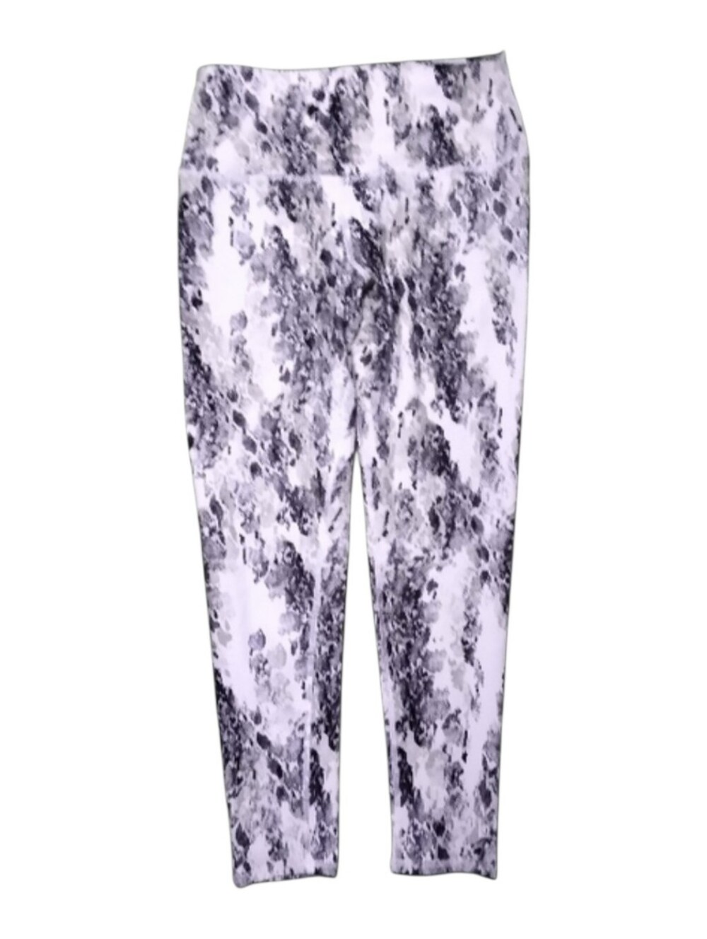 Leggings High Waist Ankle Yoga Pants Exercise Snakeskin Print Sz L Flexible